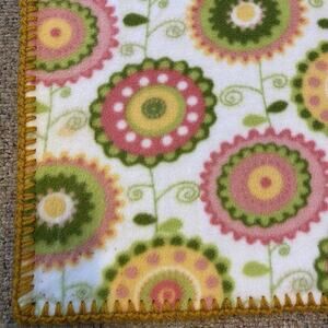 Project Linus Floral MakeWith Tender LovingCare SecureBlanket CrochetEdge 35x24”